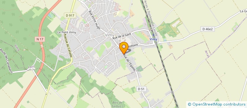 localisation de l'entreprise PRESTIGE AUTO 62  VIMY