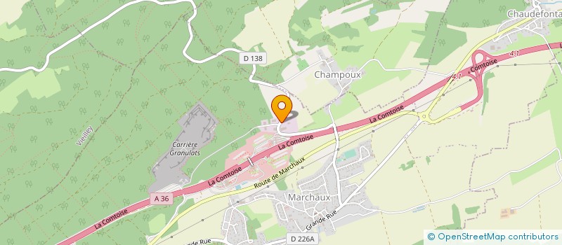 localisation de l'entreprise PRESTIGE AUTO  MARCHAUX-CHAUDEFONTAINE