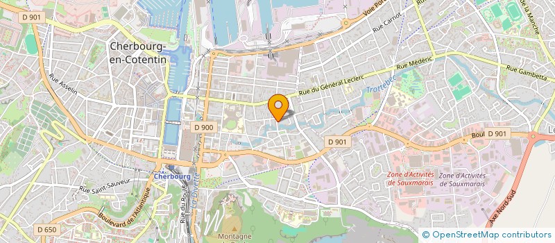 localisation de l'entreprise PRESTIGE AUTO  CHERBOURG-EN-COTENTIN