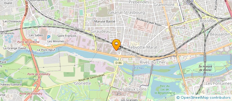 localisation de l'entreprise PRESTIGE AUTO IMPORT EXPORT à TOURS