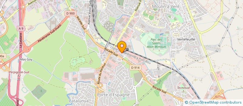 localisation de l'entreprise PRESTIGE AUTOMOBILE  PERPIGNAN