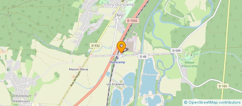 localisation de l'entreprise PRESTIGE AUTOMOBILE 60 à CHIRY-OURSCAMP