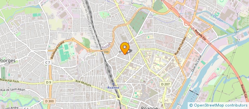 localisation de l'entreprise PRESTIGE AUTOMOTIV à ROANNE