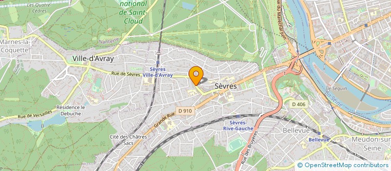 localisation de l'entreprise PRESTIGE BAT à SEVRES