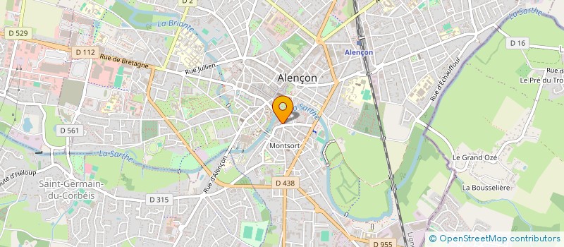 localisation de l'entreprise PRESTIGE BEAUTE à ALENCON
