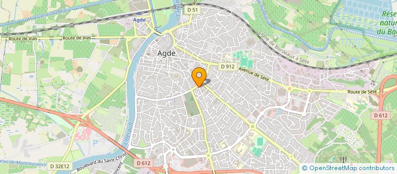 localisation de l'entreprise PRESTIGE BEAUTE à AGDE