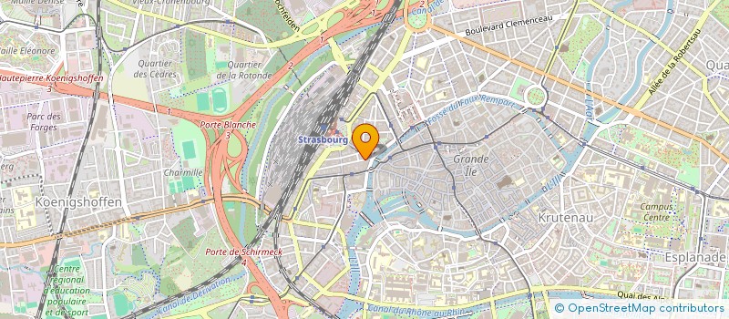 localisation de l'entreprise PRESTIGE BEAUTE à STRASBOURG
