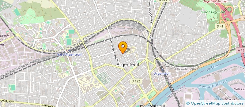 localisation de l'entreprise PRESTIGE BEAUTE  ARGENTEUIL