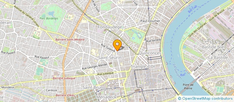 localisation de l'entreprise PRESTIGE BEAUTE DIFFUSION à BORDEAUX