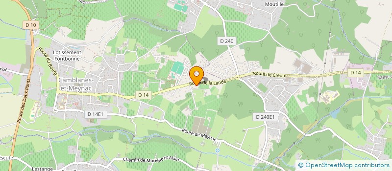 localisation de l'entreprise PRESTIGE BRASERO  CAMBLANES-ET-MEYNAC