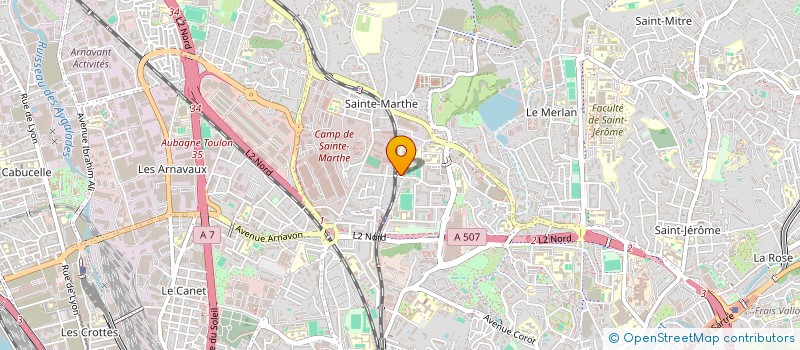 localisation de l'entreprise PRESTIGE BTP  MARSEILLE