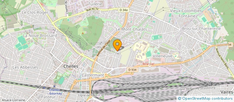 localisation de l'entreprise PRESTIGE BUSINESS  CHELLES