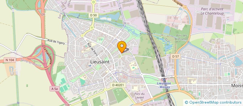 localisation de l'entreprise PRESTIGE CAB  LIEUSAINT