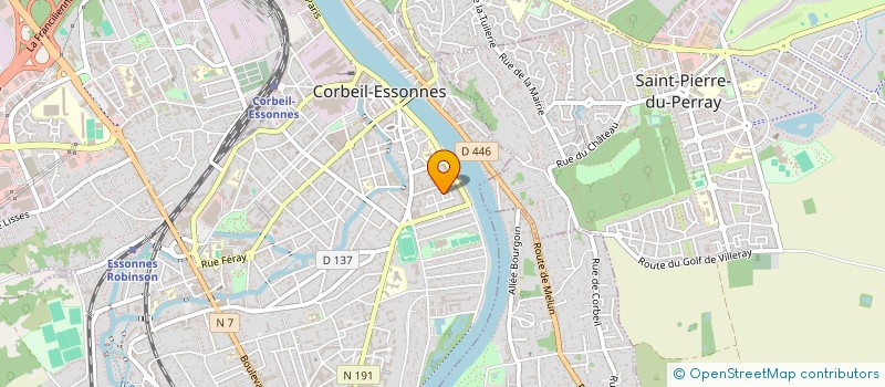 localisation de l'entreprise PRESTIGE CAB SERVICE à CORBEIL-ESSONNES