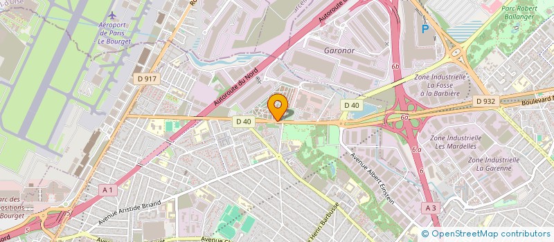 localisation de l'entreprise PRESTIGE CAR & DRIVER  LE BLANC-MESNIL