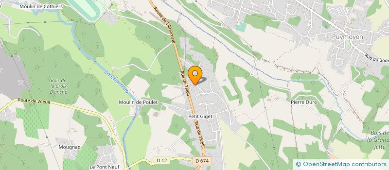 localisation de l'entreprise PRESTIGE CARRE à VŒUIL-ET-GIGET