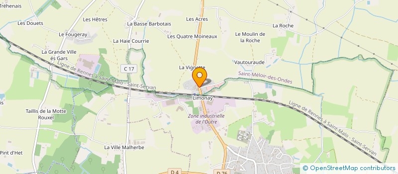 localisation de l'entreprise PRESTIGE CARROSSERIE  SAINT-MALO