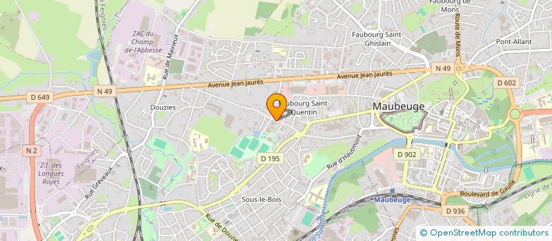 localisation de l'entreprise PRESTIGE CARS  MAUBEUGE