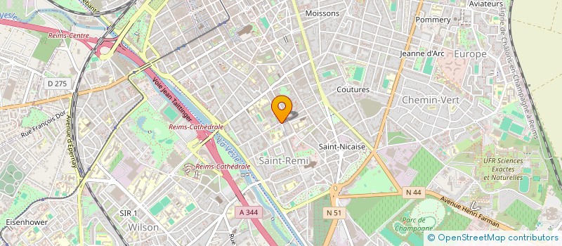 localisation de l'entreprise PRESTIGE CARS  REIMS