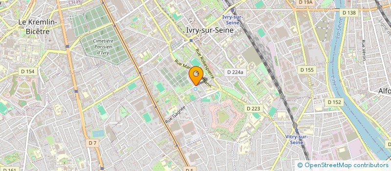 localisation de l'entreprise PRESTIGE CARS VTC  IVRY-SUR-SEINE