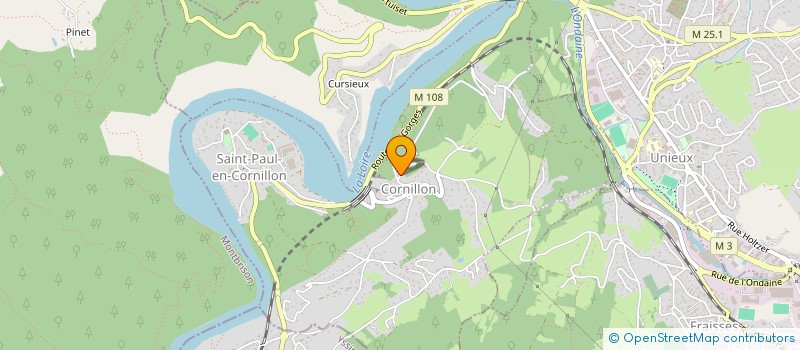 localisation de l'entreprise PRESTIGE CLASS  SAINT-PAUL-EN-CORNILLON