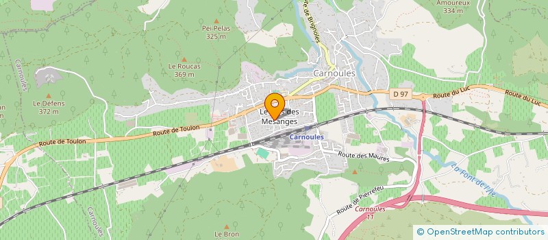 localisation de l'entreprise PRESTIGE CLIM 83  CARNOULES