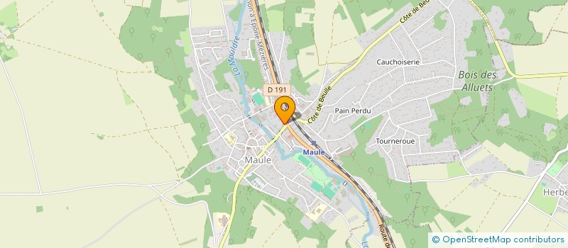 localisation de l'entreprise PRESTIGE CLUB  MAULE