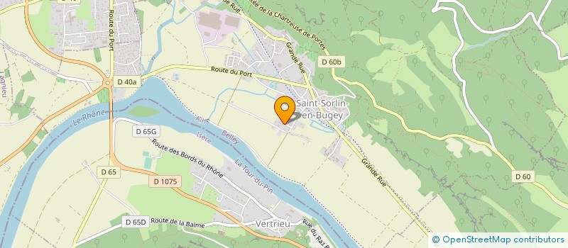 localisation de l'entreprise PRESTIGE COIFFURE à SAINT-SORLIN-EN-BUGEY