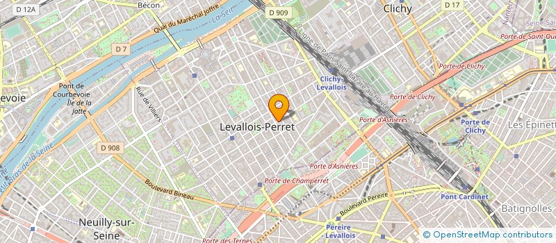 localisation de l'entreprise PRESTIGE COIFFURE à LEVALLOIS-PERRET