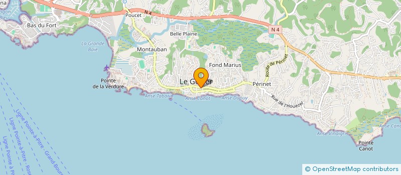 localisation de l'entreprise PRESTIGE CONDUITE EDITION à LE GOSIER