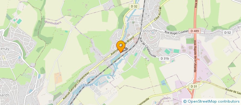 localisation de l'entreprise PRESTIGE CONSTRUCTION  EPOUVILLE