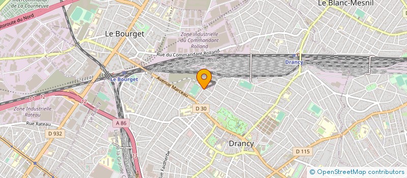 localisation de l'entreprise PRESTIGE CONSTRUCTION à DRANCY