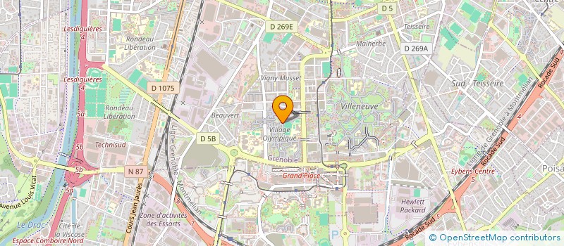 localisation de l'entreprise PRESTIGE CONSTRUCTION MODERNE  GRENOBLE