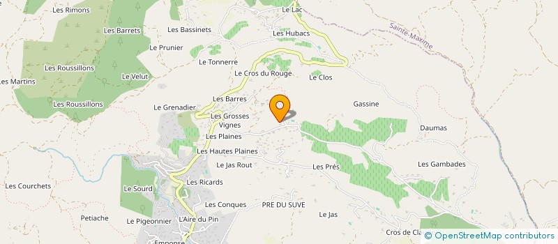 localisation de l'entreprise PRESTIGE CONSTRUCTIONS à SAINTE MAXIME