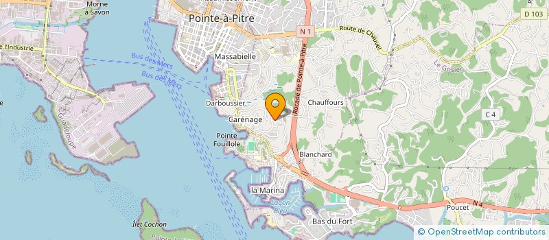 localisation de l'entreprise PRESTIGE CUISINES à LES ABYMES