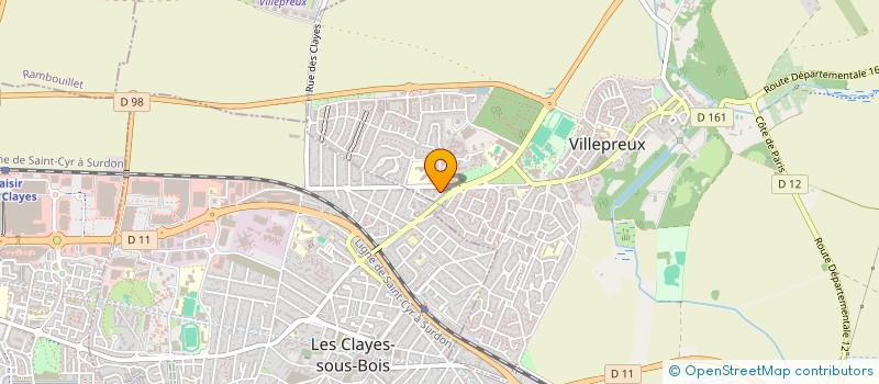 localisation de l'entreprise PRESTIGE CUT BARBER  VILLEPREUX