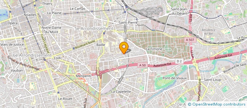 localisation de l'entreprise PRESTIGE DENTITION à MARSEILLE