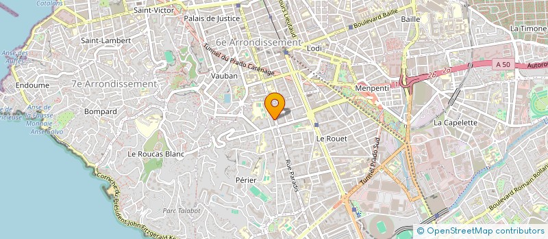 localisation de l'entreprise PRESTIGE DIAMANT à MARSEILLE