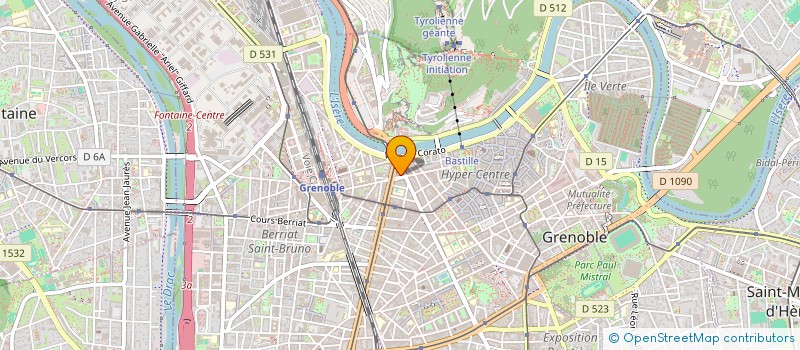localisation de l'entreprise PRESTIGE DIFFUSION à GRENOBLE