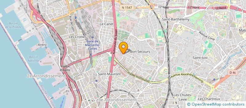localisation de l'entreprise PRESTIGE DIFFUSION à MARSEILLE