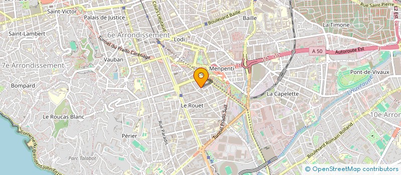 localisation de l'entreprise PRESTIGE DOM à MARSEILLE