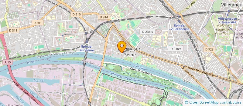 localisation de l'entreprise PRESTIGE DRIVE TRANSOPORT  EPINAY-SUR-SEINE