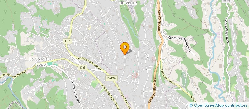 localisation de l'entreprise PRESTIGE DRIVER COTE D'AZUR à SAINT-PAUL-DE-VENCE