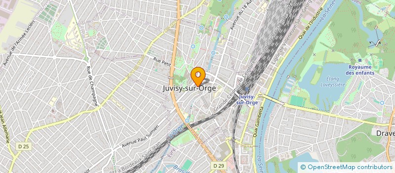 localisation de l'entreprise PRESTIGE DU CUIR à JUVISY-SUR-ORGE