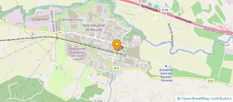 localisation de l'entreprise PRESTIGE ENVIRONNEMENT  ROUSSET