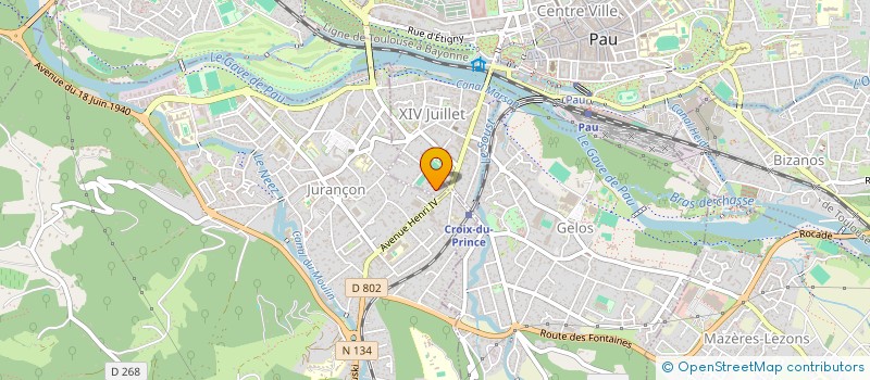 localisation de l'entreprise PRESTIGE ESPORT à PAU