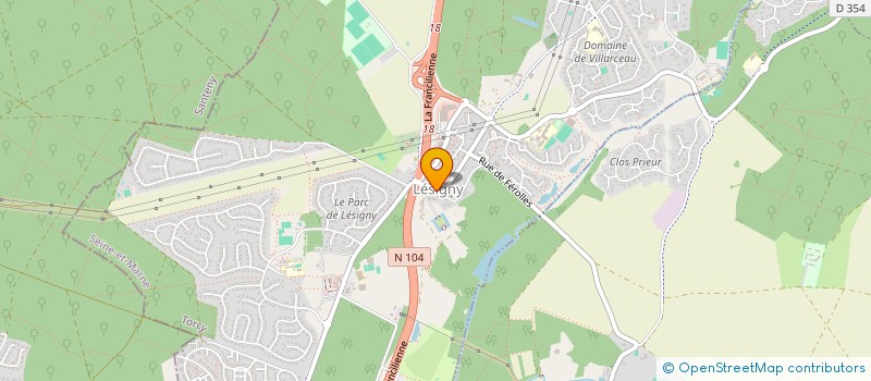 localisation de l'entreprise PRESTIGE ET ART DE TABLE  LESIGNY