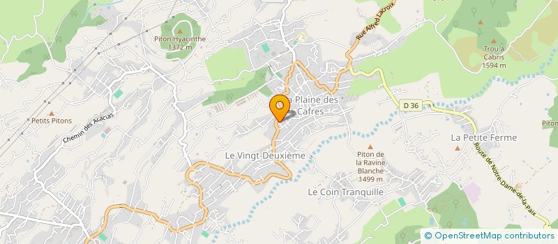 localisation de l'entreprise PRESTIGE ET COLLECTION à LE TAMPON
