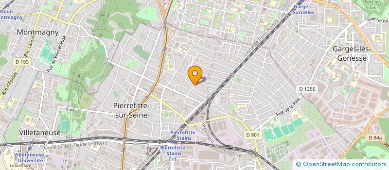 localisation de l'entreprise PRESTIGE ETANCHEITE à PIERREFITTE SUR SEINE