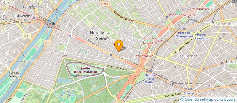 localisation de l'entreprise PRESTIGE ETUDIANT à NEUILLY-SUR-SEINE